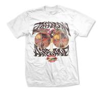 Rock Off officially licensed products Jefferson Airplane Lips T Shirt L White
