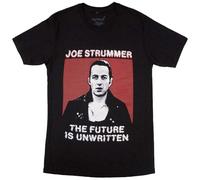 Rock Off officially licensed products Joe Strummer The Future is Unwritten T Shirt L Black