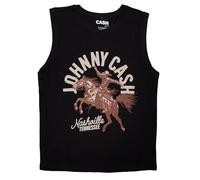 Rock Off officially Licensed Products Johnny Cash Nashville Concert Tank Top M Black