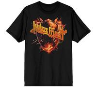Rock Off officially licensed products Judas Priest 'United We Stand' (Black) Unisex Long Sleeve T-Shirt (UK, Alpha, L, Regular, Regular, Black)