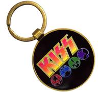 Rock Off officially licensed products KISS Army Band Logo And Icons Keyring Keychain One Size