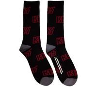 Rock Off officially licensed products KISS Band Logo Pattern Ankle Socks One Size
