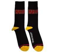 Rock Off officially licensed products KISS Red Band Logo Single Stripe Ankle Socks One Size