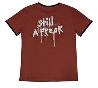 Korn T-Shirt Band Logo Ringer – Official Unisex Medium Red