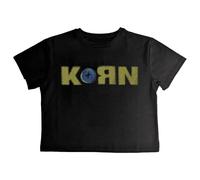 Rock Off officially licensed products Korn Doll Issues Band Logo Crop Top XXL Black