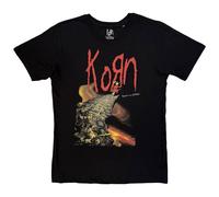Rock Off officially Licensed Products Korn Follow The Leader Cliff T-Shirt in Black | Size: Medium Rock Off officially Licensed Products Black M