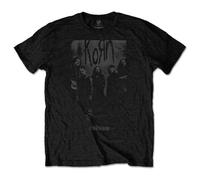 Rock Off officially licensed products Korn Knock Wall Band Logo T Shirt L Black