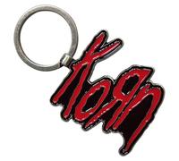 Rock Off officially licensed products Korn Red Band Logo Keyring Keychain One Size