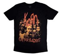 Rock Off officially licensed products Korn Untouchable Band Logo T Shirt S Black