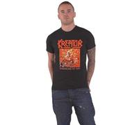Kreator T Shirt Pleasure to Kill Band Logo Official Mens Black L