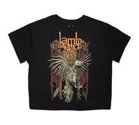 Rock Off officially licensed products Lamb of God Crow Crop Top T Shirt M Black