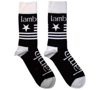Rock Off officially licensed products Lamb Of God Flag Band Logo Ankle Socks One Size