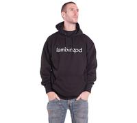Lamb of God Skeleton Eagle Pullover Hoodie L Black