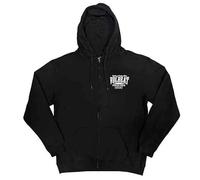 Rock Off officially licensed products Led Zeppelin USA Tour 75 Pullover Hoodie M Black