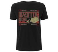 Rock Off officially licensed products Led Zeppelin Zeppelin and Smoke T Shirt M Black