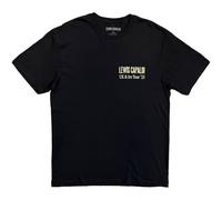 Rock Off officially licensed products Lewis Capaldi Flowers UK Tour 2025 T Shirt S Black