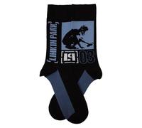 Rock Off officially licensed products Linkin Park Crouching Band Logo Ankle Socks UK Size 7-11, black, M