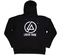 Rock Off officially licensed products Linkin Park Hoodie Concentric Band Logo Official Unisex Black Pullover XXL