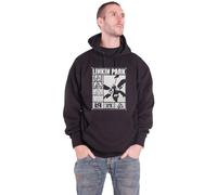 Linkin Park Hoodie Rectangle Logo Pullover Hoodie L Black