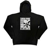 Rock Off officially licensed products Linkin Park Hoodie Rectangle Logo Pullover Hoodie S Black