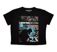 Rock Off officially licensed products Linkin Park Meteora Drip Collage Crop Top M Black