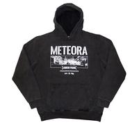 Rock Off officially licensed products Linkin Park Meteora Wall Art Pullover Stone Wash Hoodie M Charcoal