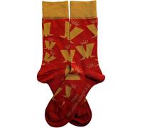 Madness Ankle Socks - Crown Pattern - Officially Licensed Men's Red UK 7-11 One Size