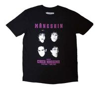 Rock Off officially licensed products Maneskin Live at Circo Massimo 2022 Faces T Shirt M Black