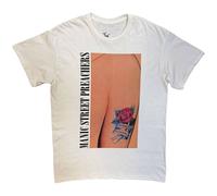 Rock Off officially Licensed Products Manic Street Preachers Generation Terrorists T-Shirt in White | Size: XL Rock Off officially Licensed Products White XL