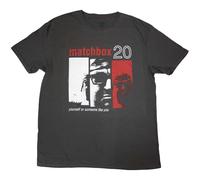 Rock Off officially licensed products Matchbox Twenty Yourself Band Logo T Shirt L Charcoal