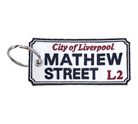 Rock Off officially licensed products Mathew Street Liverpool Road Sign Keyring One Size
