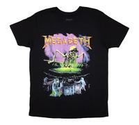 Rock Off officially licensed products Megadeth Contaminated Band Logo T Shirt XL Black