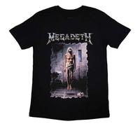 Rock Off officially licensed products Megadeth Countdown to Extinction Tracks T Shirt M Black