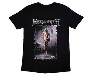 Rock Off Officially Licensed Products Megadeth Countdown to Extinction Tracks T Shirt M Black