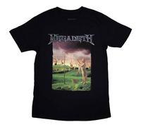 Rock Off officially licensed products Megadeth Youthanasia Tracklist T Shirt L Black