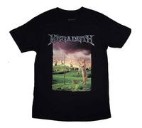 Rock Off officially licensed products Megadeth Youthanasia Tracklist T Shirt M Black