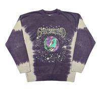 Rock Off officially licensed products Men's Grateful Dead Cosmic Stealie Stone Wash Sweatshirt Large Purple