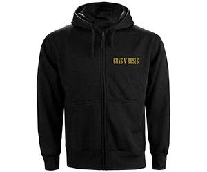 Rock Off Officially Licensed Products Men's Guns N' Roses Classic Logo (Back Print) Hoodie (Pack of 1)