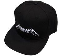 Rock Off officially licensed products Men's Metallica 3D Logo Baseball Cap Black