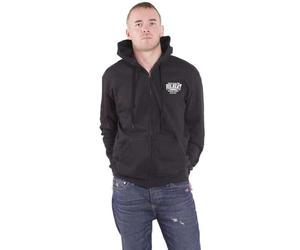 Rock Off officially licensed products Men's Volbeat Louder And Faster Zippered Hooded Sweatshirt Black