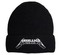 Rock Off officially licensed products Metallica 3D Band Logo Beanie Hat Black