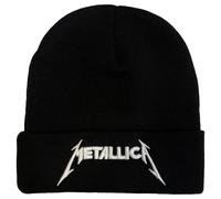 Rock Off officially licensed products Metallica Band Logo Beanie Hat Black