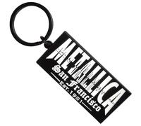Rock Off officially licensed products Metallica Quake Band Logo Keyring Keychain One Size
