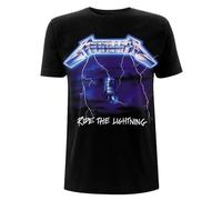 Rock Off officially licensed products Metallica Ride The Lightning Tracks T Shirt