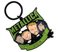 Rock Off officially licensed products Metallica Since 1981 Heads Keyring Keychain Double Sided One Size