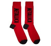 Rock Off officially licensed products Metallica Stressed Band Logo Ankle Socks One Size