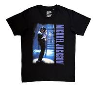 Rock Off officially licensed products Michael Jackson Black Or White Panther Dance Men's Black T-Shirt