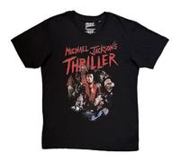 Rock Off officially licensed products Michael Jackson Thriller Zombies Men's Black T-Shirt