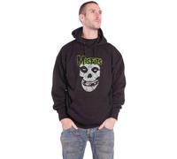 Rock Off officially licensed products Misfits Vintage Classic Band Logo Pullover Hoodie S Black