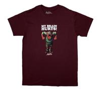 Rock Off officially licensed products Monty Python My Brain Hurts T Shirt XXL Red